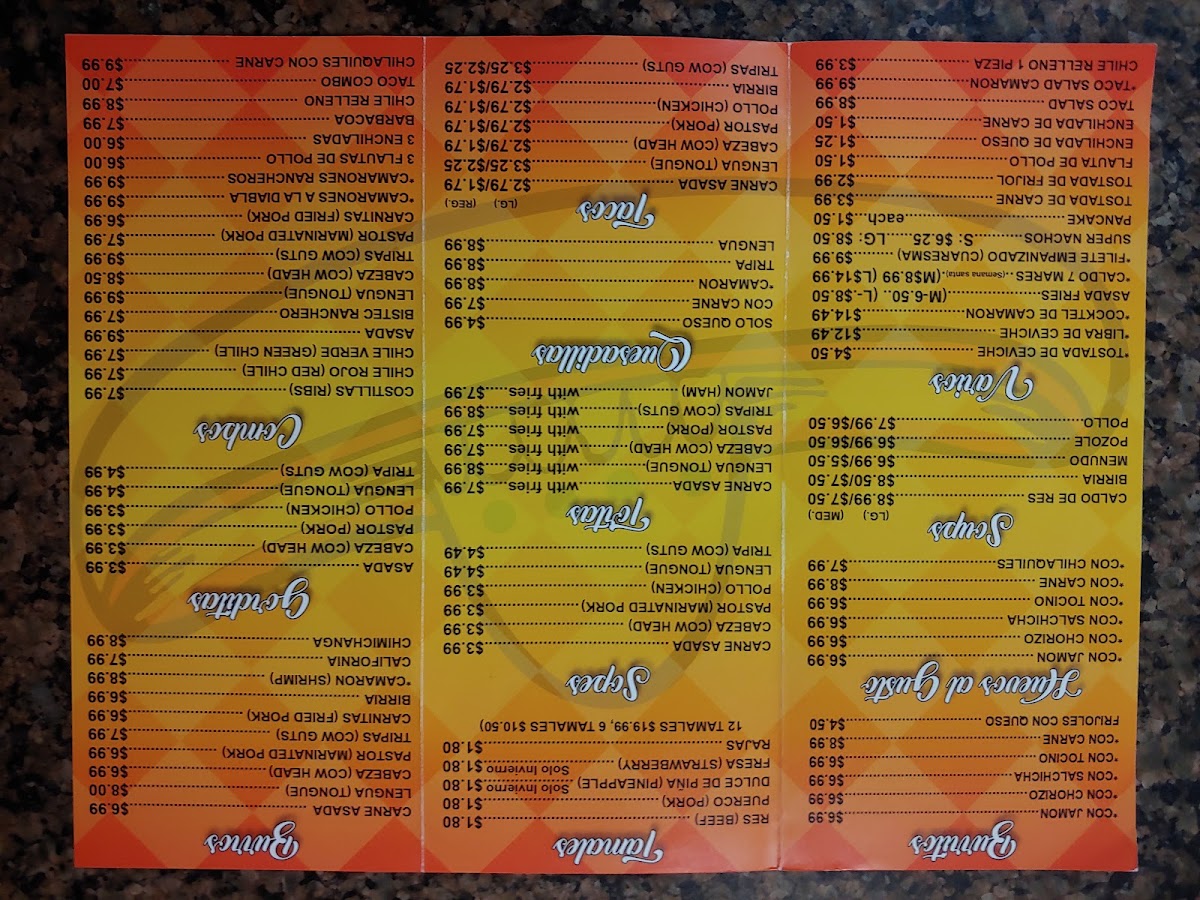 La Fiesta Market Menu - Image 2