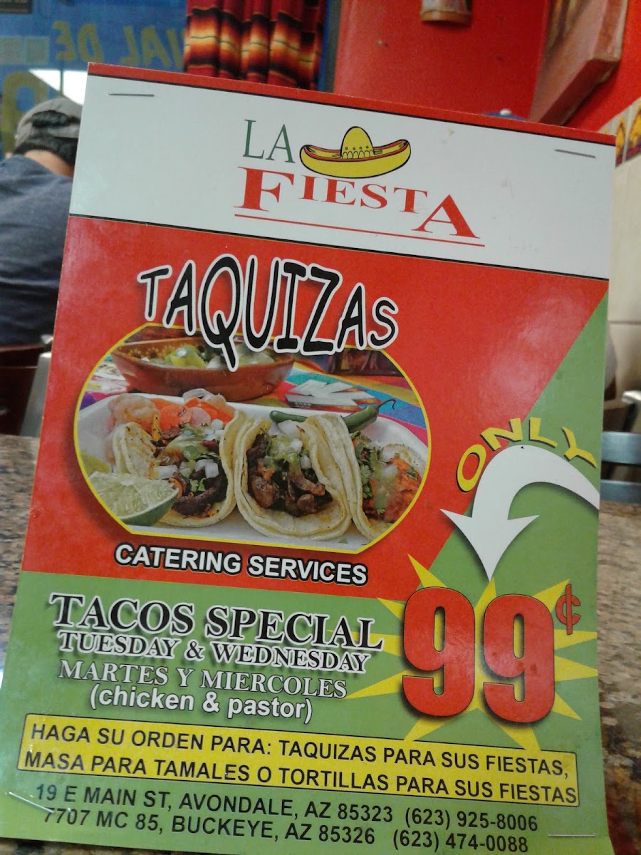 La Fiesta Market Menu - Image 5